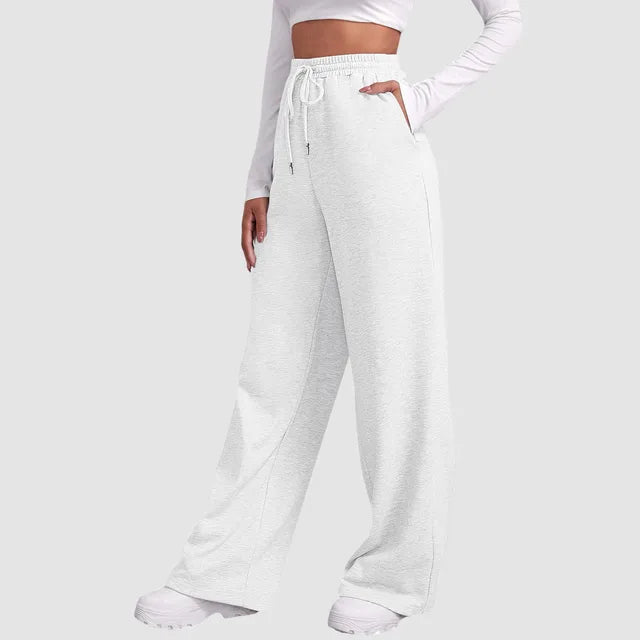 Shiela - Jogging Pantalon Doublé à Jambes Larges pour Femmes