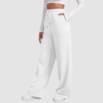 Shiela - Jogging Pantalon Doublé à Jambes Larges pour Femmes