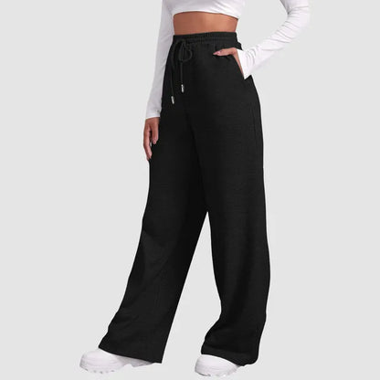 Shiela - Jogging Pantalon Doublé à Jambes Larges pour Femmes