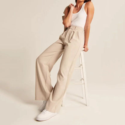 Xyra - Pantalon large formel pour femmes