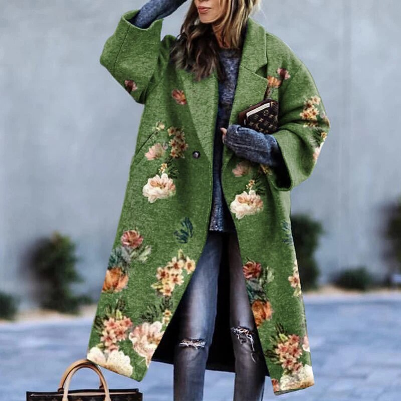 Bailey - élégant manteau long imprimé