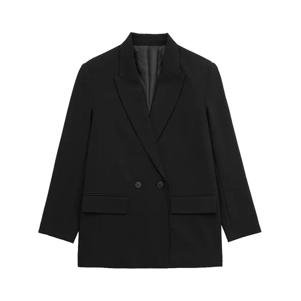 Amiah - blazer élégant à manches longues et design structuré