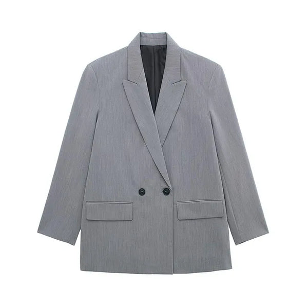 Amiah - blazer élégant à manches longues et design structuré