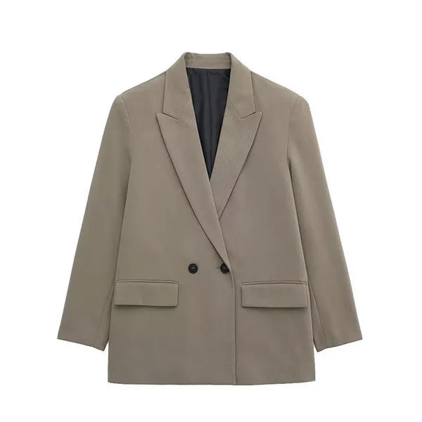 Amiah - blazer élégant à manches longues et design structuré
