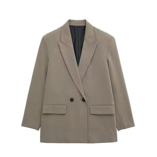 Amiah - blazer élégant à manches longues et design structuré