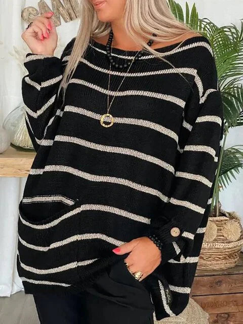 Vera - Pull à rayures chic