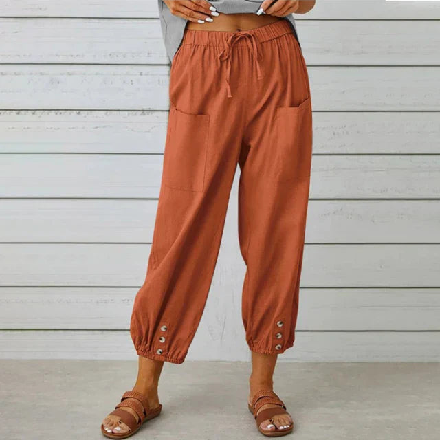Yara | Pantalon coupe décontractée | Confort et style | Détails tendance