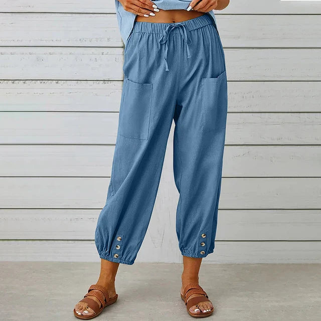 Yara | Pantalon coupe décontractée | Confort et style | Détails tendance