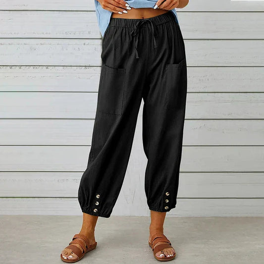 Yara | Pantalon coupe décontractée | Confort et style | Détails tendance