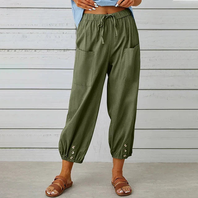 Yara | Pantalon coupe décontractée | Confort et style | Détails tendance