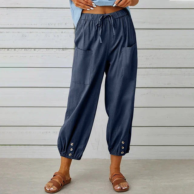 Yara | Pantalon coupe décontractée | Confort et style | Détails tendance