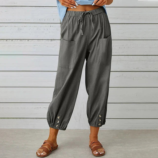 Yara | Pantalon coupe décontractée | Confort et style | Détails tendance