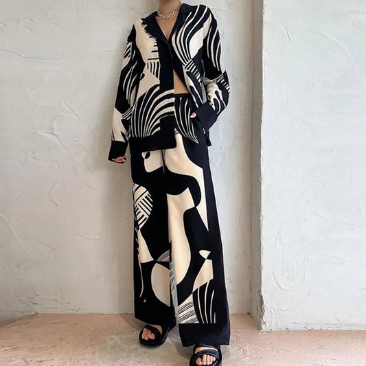 Philippa - Top à manches longues et pantalon ample