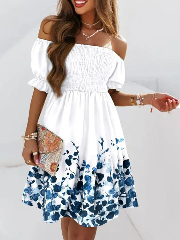 "Yanna" Robe à épaulettes à la mode
