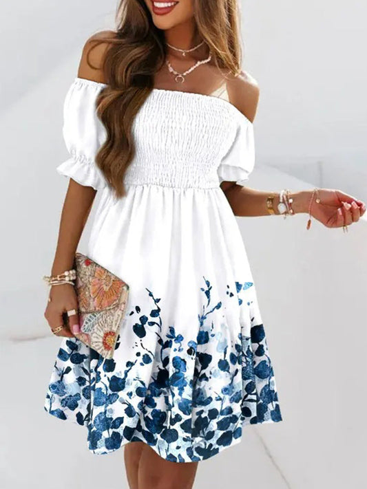 "Yanna" Robe à épaulettes à la mode