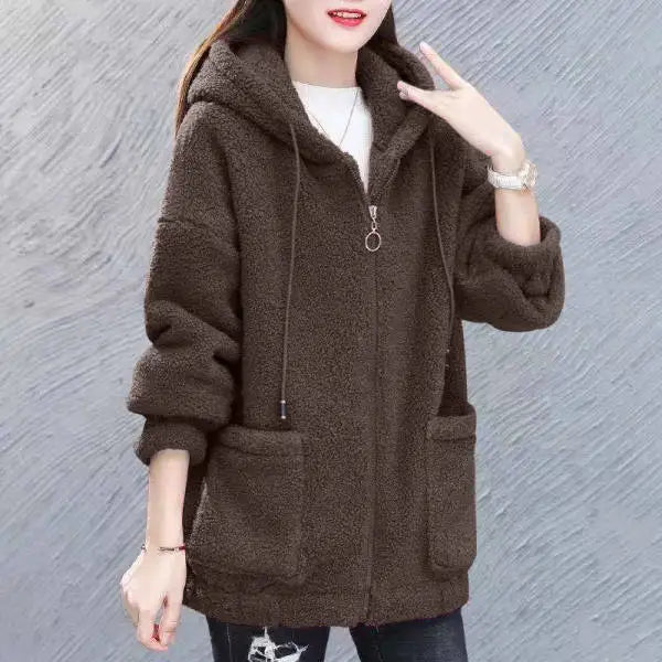 Nalia - gilet polaire avec capuche