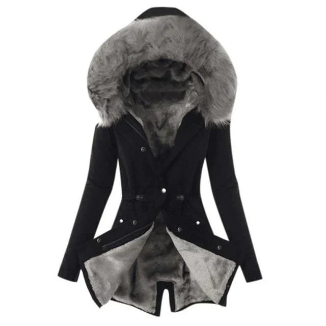 Alana - veste douillette avec doublure en fourrure
