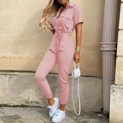 Victoire - Combinaison Stylée avec Boutons pour Femmes