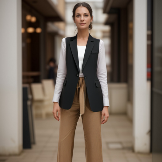 Iris - Blazer sans Manches Stylé pour Femmes