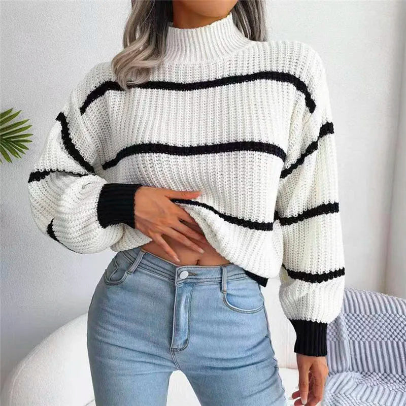 Pamela - Pull Tricoté Chaud pour Femmes