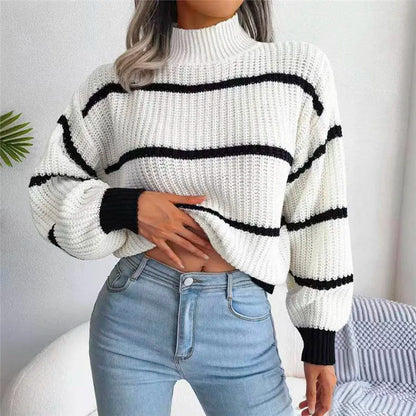 Pamela - Pull Tricoté Chaud pour Femmes