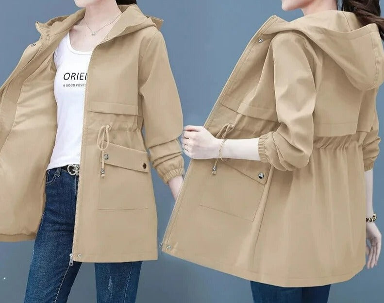 Karla | Coupe-vent à capuche pour femmes