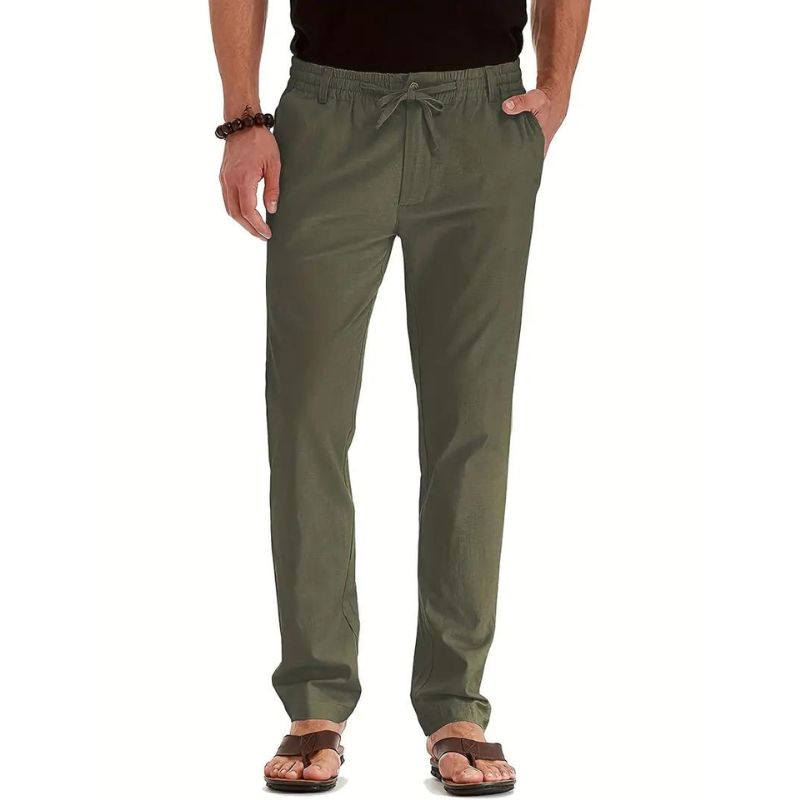 Pantalon ample avec ceinture élastiquée