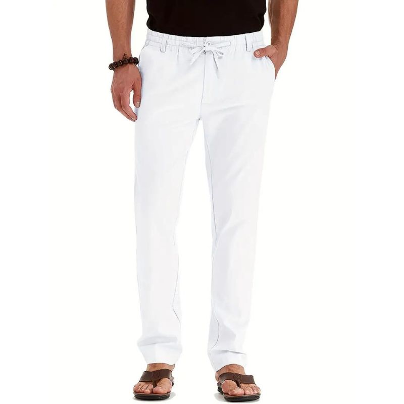 Pantalon ample avec ceinture élastiquée