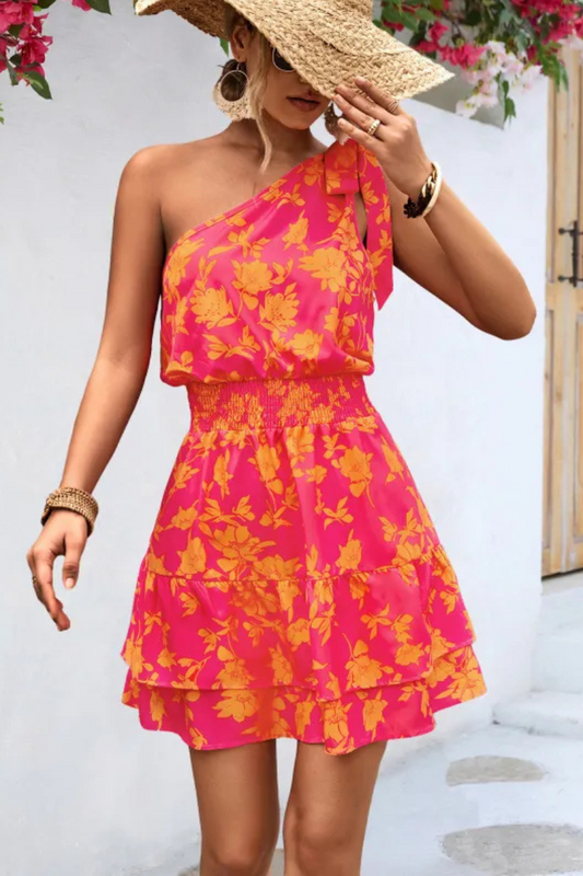 Zephyra | Robe à épaules inclinées pour femmes