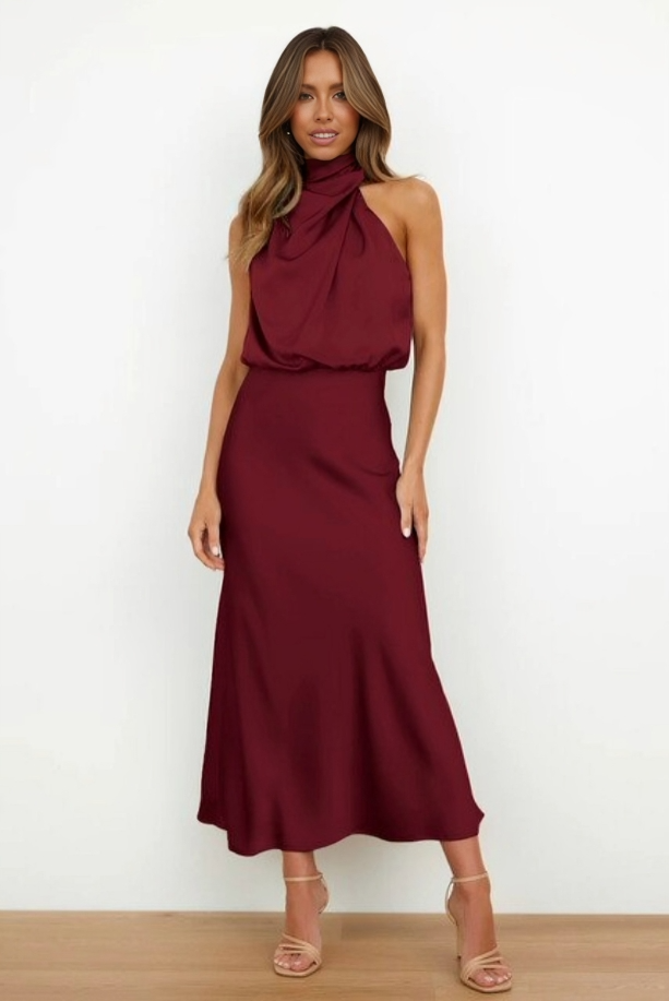 Vestido | Robe en satin
