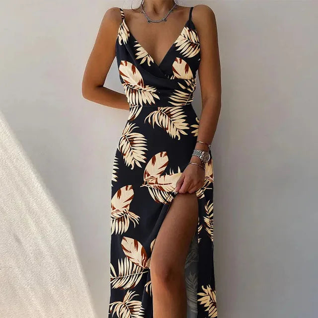 Robe trapèze - Couleur unie - Mousseline - Parfaite pour l'été