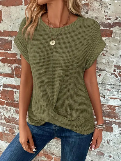 T-shirt en maille - Décontracté - Matière respirante - Parfait pour un usage quotidien