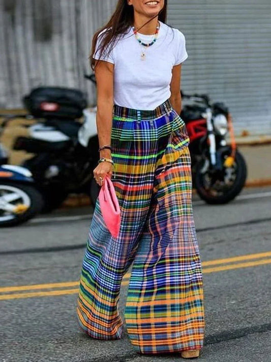 pantalon avec imprimé damassé
