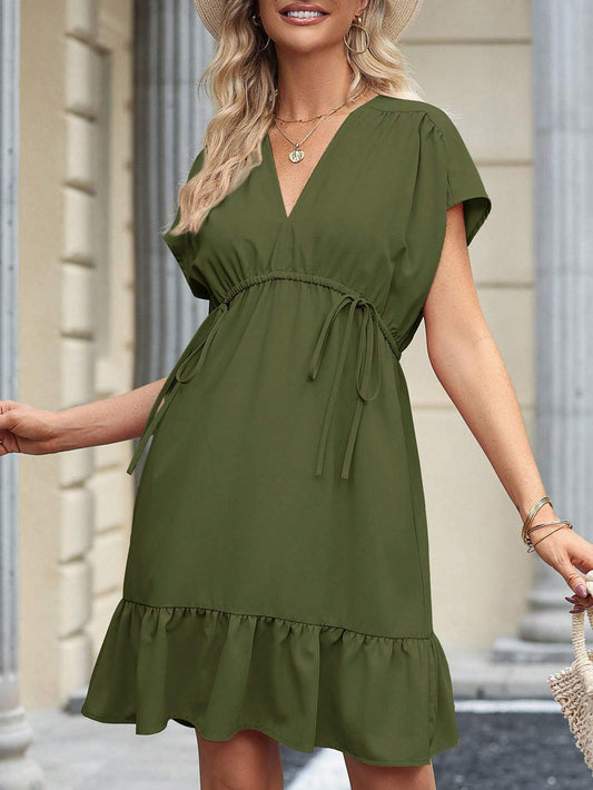Mini-robe d'été au design fluide et charmant