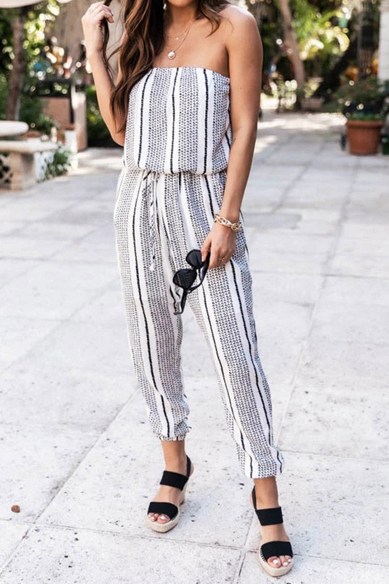 Statement Style Combinaison à rayures