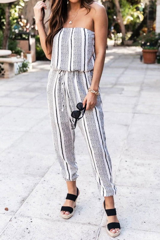 Statement Style Combinaison à rayures