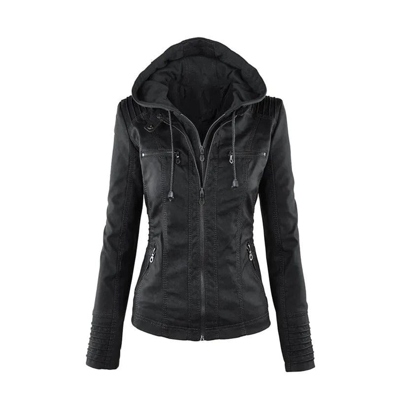 Veste vintage pour femme avec capuche