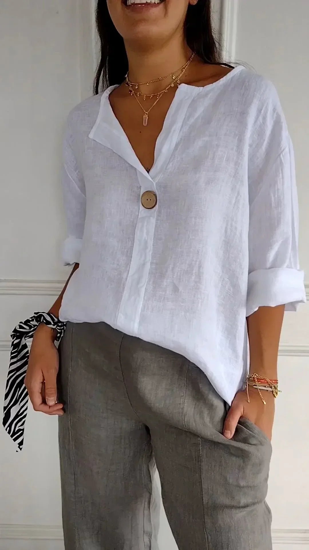 Shaila Blouse | Blouse ample en lin