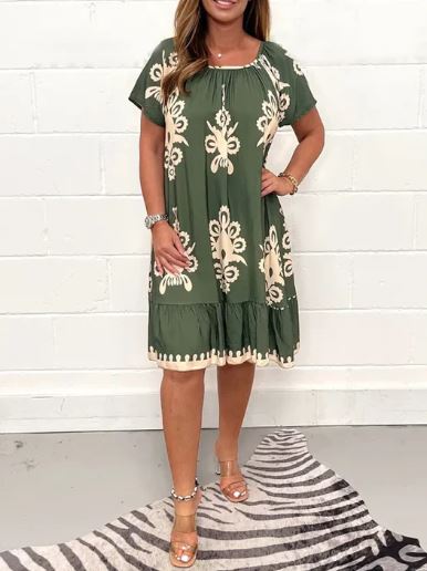Mirellam - Robe à motif géométrique
