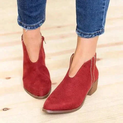Bottes à col en V avec fermeture éclair - Sierra