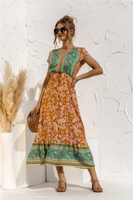 Robe à taille élégante