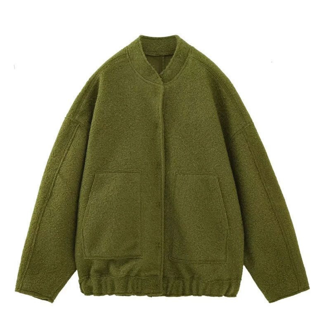 Florence Loose Bomber Jacket | Casual & Stylish