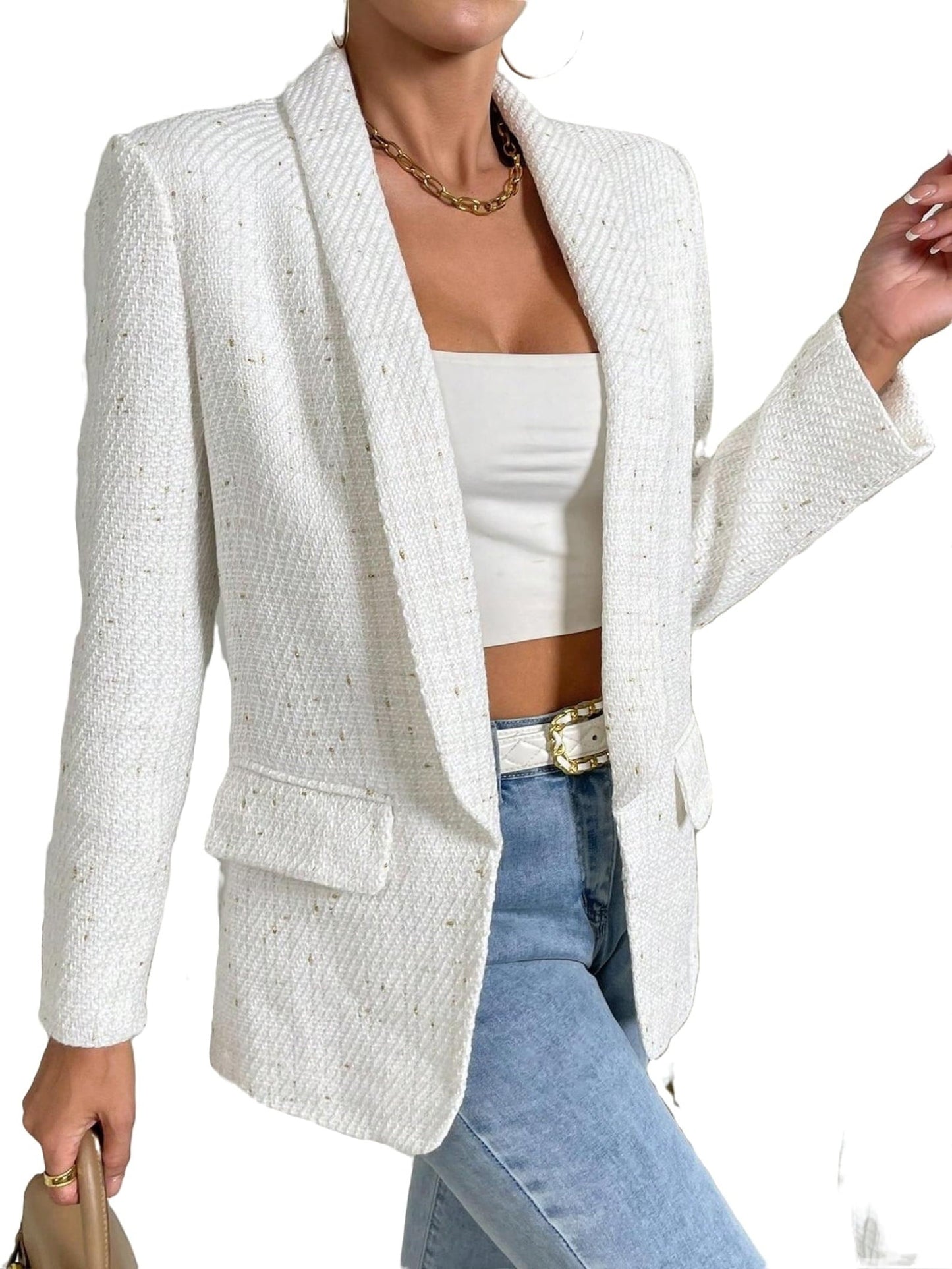 Clara - Blazer à carreaux