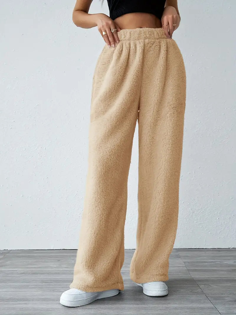 Elena - Pantalon en Fleece Décontracté pour Femmes