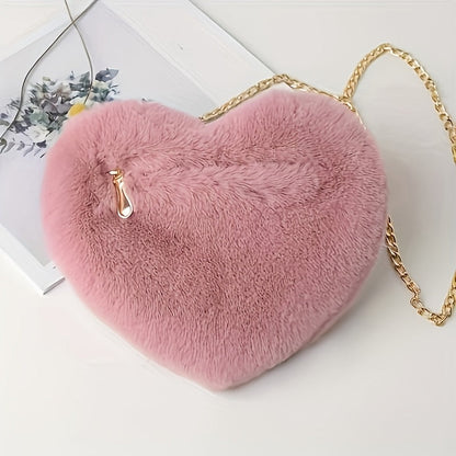 Nina | Sac en peluche en forme de coeur