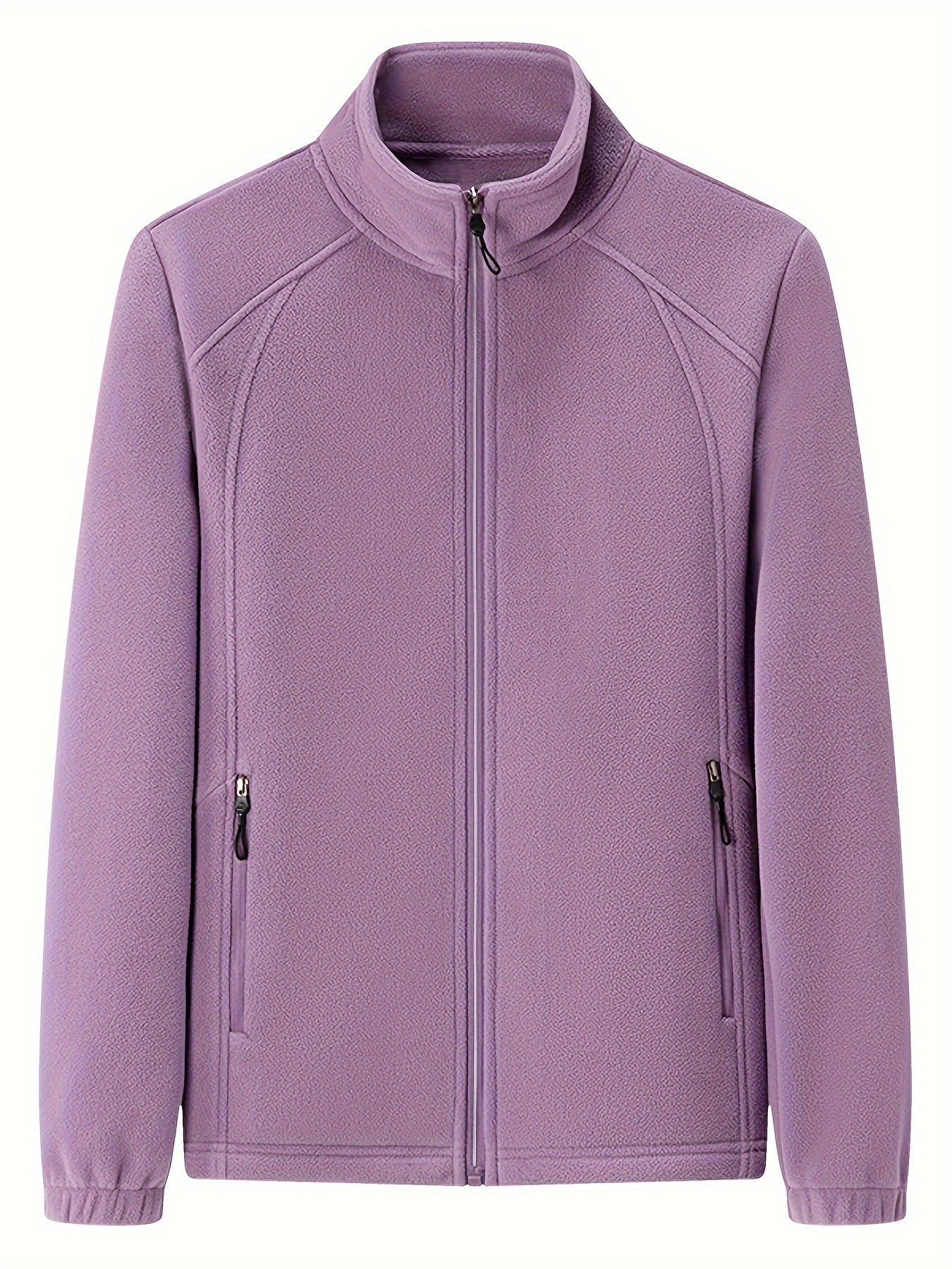 Loes | Veste d'extérieur en duvet avec col montant en couleur unie