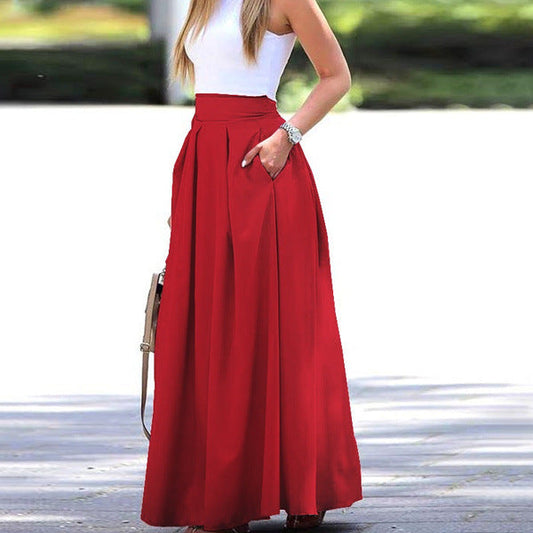 Jupe plissée à taille haute - Chita