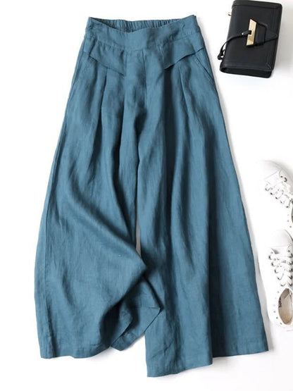 Pantalon à jambes larges pour femmes