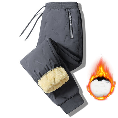 Jens | Pantalon de jogging chaud et épais en laine d'agneau pour femme
