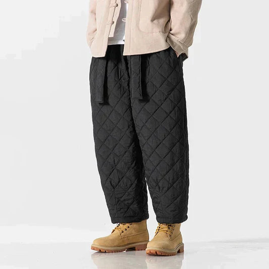 Juris- Pantalon de survêtement thermique matelassé épais